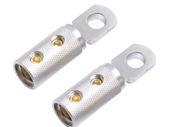 2 x Round Bullet Terminal Connectors