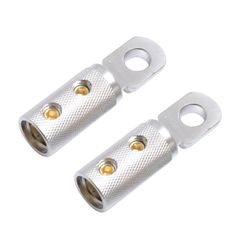 2 x Round Bullet Terminal Connectors
