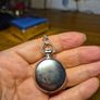 Vintage Locket Watch Pendant with Floral Theme. New Batteries. Image 5