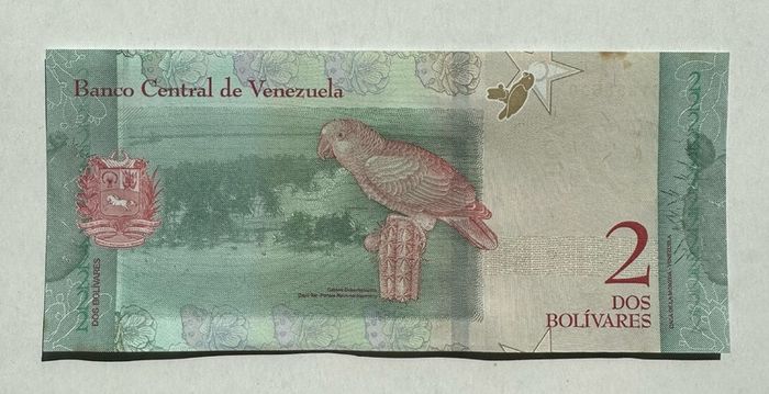 Venezuela 2 Bolivares 2018 Banknote