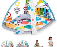 Tunes and Language Discovery Play Gym with Piano, Mat with Detachable Activity Toys