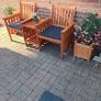 Garden Love Duo Seat Patio Bench Set Image 6
