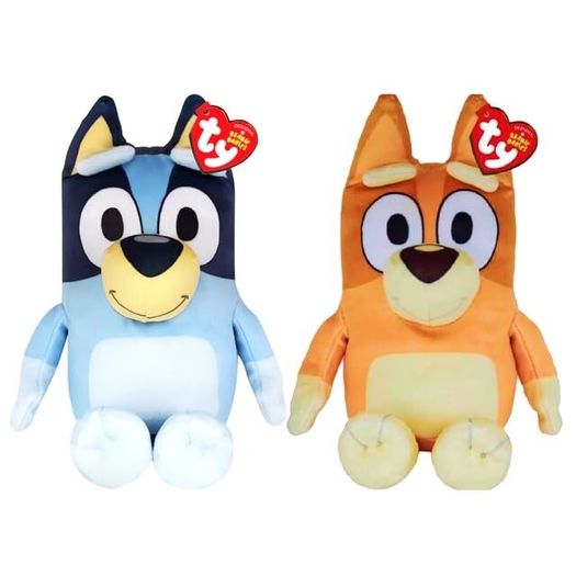 Bluey and Bingo Set - 2x Soft Plush TY Original Beanie Babies 18 cm Year 2026 New
