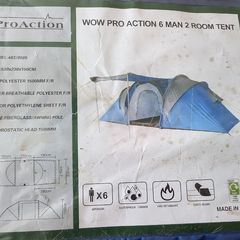 ProAction "Wow" Pro Action 6 Man 2 Room Tent