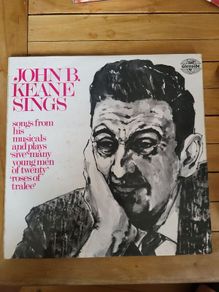 John B Keane Sings Songs From His Musicals And Plays LP Irish Folk Theatre Vinyl