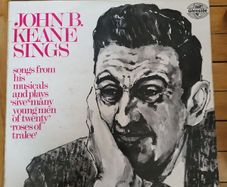 John B Keane Sings Songs From His Musicals And Plays LP Irish Folk Theatre Vinyl