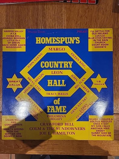 Homespun Country Hall of Fame Vinyl LP