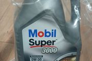 Car engine oil Mobil Super 3000. 0W-30 5L.