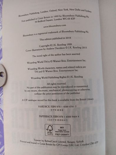 Harry potter book