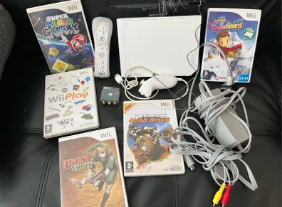 Nintendo wii console bundle with games