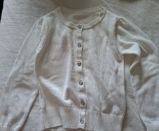 BNWOT White Cardigan age 5