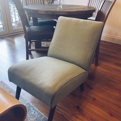 Vintage sage green chair