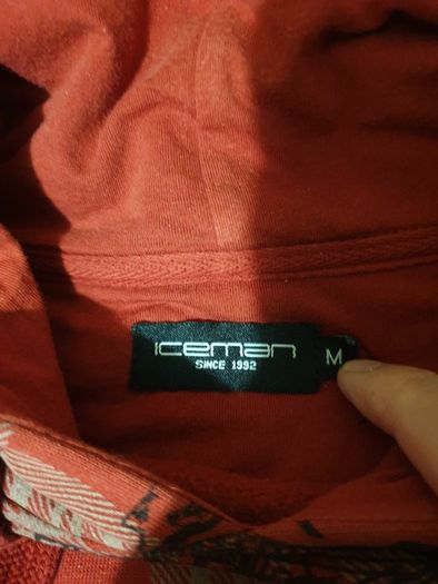 iceman red medium small hoodie
