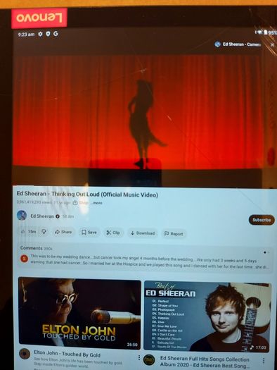 Lenovo 10.1 tablet, Model TB-X505F working perfect. The screen is cracked but doesn't affect touchscreen