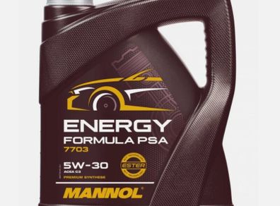 Mannol Formula Psa 5w30 C2 C3 Engine Oil 4l Fiat Peugeot Citroen