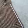 Abercrombie & Fitch Brown Oversized Quarter-Zip Sweater Image 8