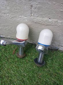 taps. Hot and cold ,