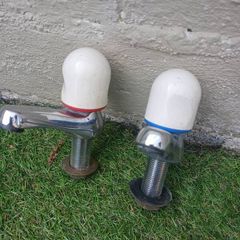 taps. Hot and cold ,