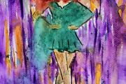 Riverdance watercolour