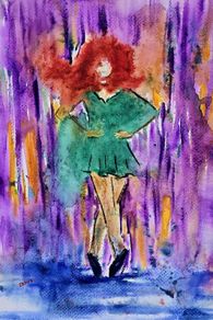 Riverdance watercolour
