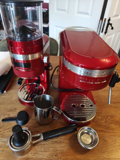 coffee machine + Grinder