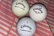 Callaway Triple track ERC &amp; tour balls (3)