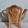 Rare Collectible  Royal Albert 'Old Country Roses' Large Autumn Chair  Teapot by Cardew Design Image 7