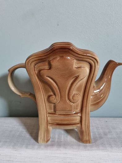 Rare Collectible  Royal Albert 'Old Country Roses' Large Autumn Chair  Teapot by Cardew Design