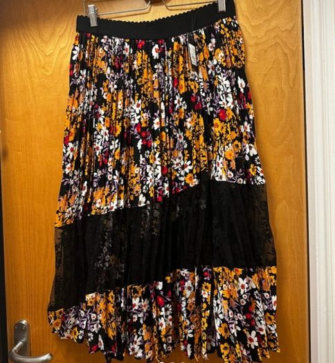 Brand new with tags Lexie & Lola pleated floral and lace skirt