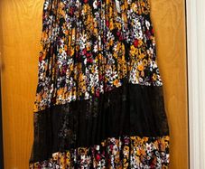 Brand new with tags Lexie & Lola pleated floral and lace skirt