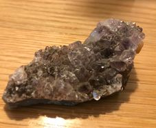 Raw Natural Purple Mineral Rock
