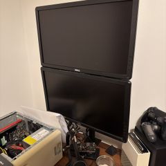Dual Dell Monitor Stack