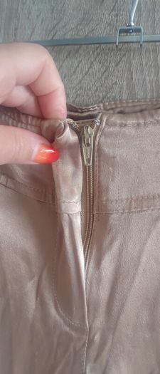 Satin Look trousers   size small worn once