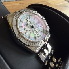 Breitling Chronomat Evolution 44 A13356 MOP Dial Full Set Excellent Condition