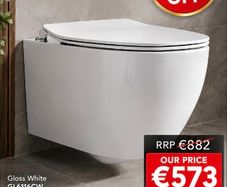 Crosswater Glide II Wall Hung Toilet and seat 35% off (2 instock )