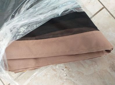 Set of 4 Replacement Side Mosquito Nets for Garden Gazebo in Beige and Anthracite (3X3 MT)