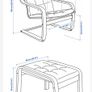 Walnut & Grey Armchair Image 10