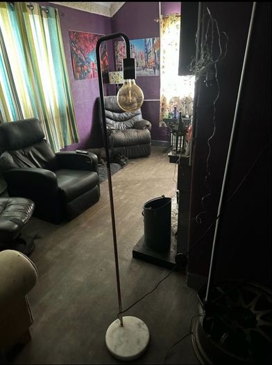 marble base lamp