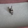 Pandora sitting pixie charm with 14k yellow gold heart  very good condition hallmarked Image 8