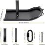 Weight Sledge for Workout and Fitness Strength Training - For Athletic Exercises, Speed Improvement, Easy Through Obstacles, Suitable for 1" Weight Plate Image 2