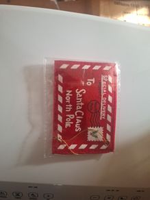 Special delivery envelope for Santa Claus