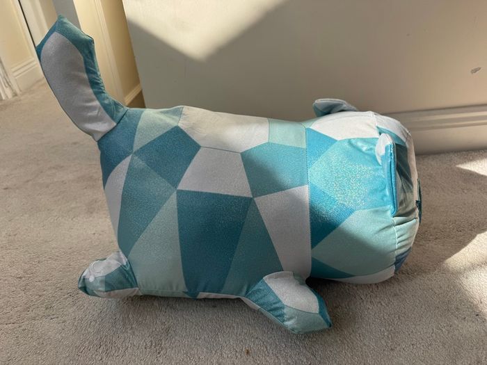 Aphmau Meemeows Blue Diamond Kitty Cats Soft Plush Large approx. 45cm. Used Please see photos