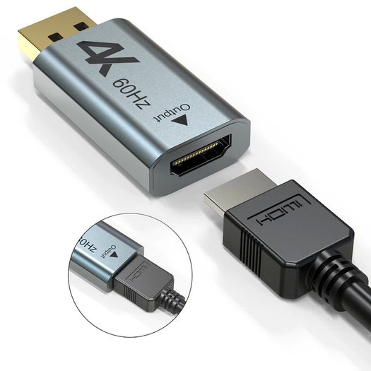 Wavlink Premium Active DisplayPort (Male) to HDMI (Female) UHD (4K@60Hz) (Aluminum Alloy/Gold Plated) Adapter (Brand New/Warranty)