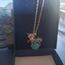 Vintage Turquoise Cabochon in a Rearing Unicorn Fantasy Pendant Image 2