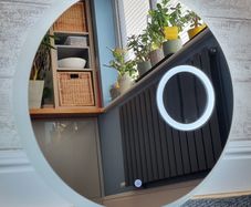 LED Bathroom Mirror 60cm Demister Makeup