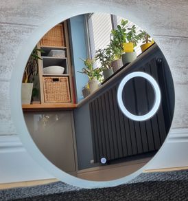 LED Bathroom Mirror 60cm Demister Makeup