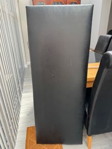 Double faux leather Headboard