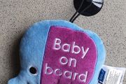 New - A Beautiful Mothercare Baby on Board Hanger - Suction Cup - E