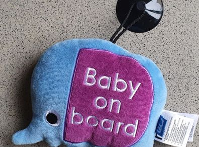 New - A Beautiful Mothercare Baby on Board Hanger - Suction Cup - E