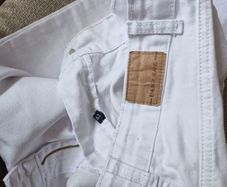 white jeans